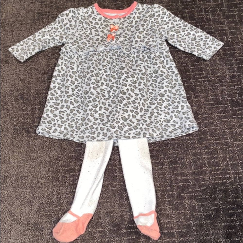 Bon bebe 6-9 month dress and tights